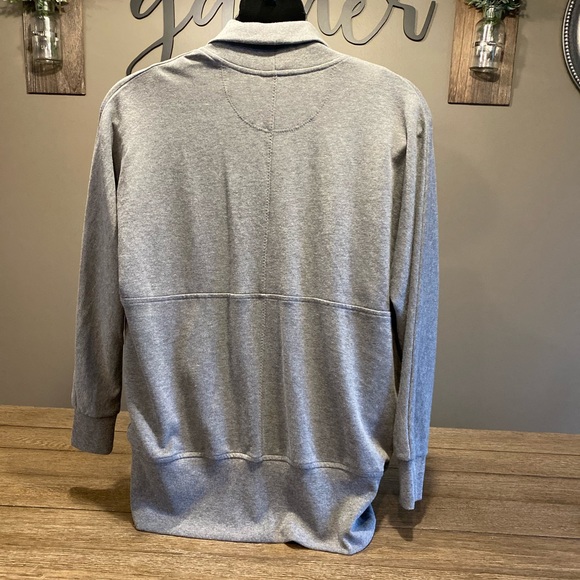 Jersey Sweatshirt Style Cardigan - Picture 3 of 4